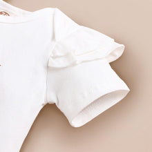 Load image into Gallery viewer, Cute Newborn Baby Girls Summer Clothes Bodysuit Romper + Headband - GoHappyShopin