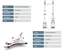 Load image into Gallery viewer, Satellite Rocket Astronaut Figure Building Bricks Space Launch Center Kids Toys Gifts - GoHappyShopin