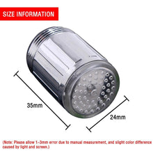 Load image into Gallery viewer, Beautiful 7 Color LED Light Faucet Kitchen Shower Tap - GoHappyShopin