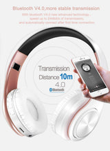 Load image into Gallery viewer, Vogue Wireless Bluetooth Stereo headset with Build-in MIC with 3.5mm jack For Xiaomi Samsung IPHONE - GoHappyShopin