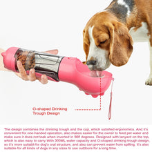 Load image into Gallery viewer, 4 in 1 Water Feeder + Food Feeder + Rubbish Bag + Poo shovel Accessories - GoHappyShopin