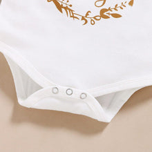 Load image into Gallery viewer, Cute Newborn Baby Girls Summer Clothes Bodysuit Romper + Headband - GoHappyShopin