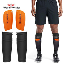 Load image into Gallery viewer, 1 Pair Football Shields Soccer Shin Guard Pads - GoHappyShopin