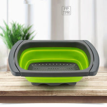 Load image into Gallery viewer, Vegetable Washing Foldable Strainer Basket - GoHappyShopin
