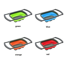 Load image into Gallery viewer, Vegetable Washing Foldable Strainer Basket - GoHappyShopin