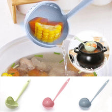 Load image into Gallery viewer, Hot Selling 2 in 1 Long Handle Soup Spoon Kitchen Scoop - GoHappyShopin