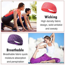 Load image into Gallery viewer, Elastic Sweatband Sports Gym Headband - GoHappyShopin