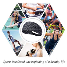 Load image into Gallery viewer, Elastic Sweatband Sports Gym Headband - GoHappyShopin