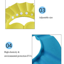 Load image into Gallery viewer, Waterproof Baby Shower Caps Adjustable Shield Ear-Eye Protection - GoHappyShopin