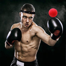 Load image into Gallery viewer, Kick Boxing Reflex Ball Head Band Fighting Speed - GoHappyShopin