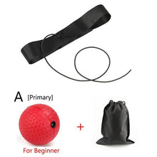Load image into Gallery viewer, Kick Boxing Reflex Ball Head Band Fighting Speed - GoHappyShopin