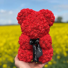 Load image into Gallery viewer, Valentine's Day Gifts Teddy Rose Bear Artificial Flower - GoHappyShopin
