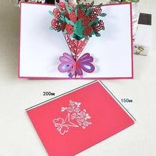 Load image into Gallery viewer, Valentines Day Gift Love 3D Pop-Up Postcard - GoHappyShopin