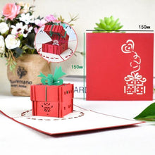 Load image into Gallery viewer, Valentines Day Gift Love 3D Pop-Up Postcard - GoHappyShopin