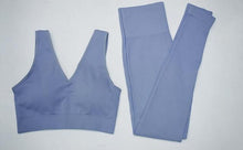 Load image into Gallery viewer, Women Sleeveless Striped Sport Suit - GoHappyShopin