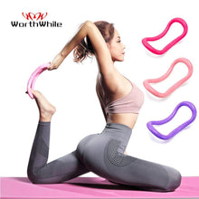 Load image into Gallery viewer, Yoga Magic Circle Gym Fitness Ring Loop - GoHappyShopin