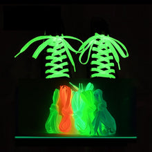 Load image into Gallery viewer, Luminous Shoelaces Flat Sneakers Glow In The Dark Night - GoHappyShopin