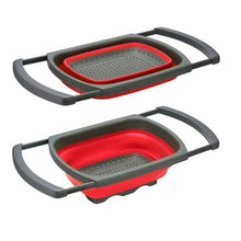 Load image into Gallery viewer, Vegetable Washing Foldable Strainer Basket - GoHappyShopin