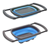 Load image into Gallery viewer, Vegetable Washing Foldable Strainer Basket - GoHappyShopin