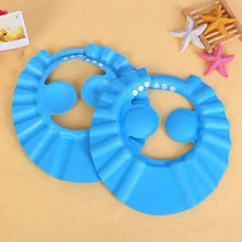 Load image into Gallery viewer, Waterproof Baby Shower Caps Adjustable Shield Ear-Eye Protection - GoHappyShopin