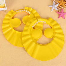 Load image into Gallery viewer, Waterproof Baby Shower Caps Adjustable Shield Ear-Eye Protection - GoHappyShopin