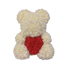 Load image into Gallery viewer, Valentine's Day Gifts Teddy Rose Bear Artificial Flower - GoHappyShopin