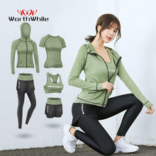 Load image into Gallery viewer, Women Running Clothing Jogging Set Fitness Suit - GoHappyShopin