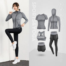 Load image into Gallery viewer, Women Running Clothing Jogging Set Fitness Suit - GoHappyShopin
