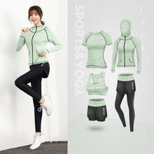 Load image into Gallery viewer, Women Running Clothing Jogging Set Fitness Suit - GoHappyShopin