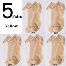Load image into Gallery viewer, 5Pairs/Lot Women Socks Fashion daisy Flower Japan Ankle Socks - GoHappyShopin