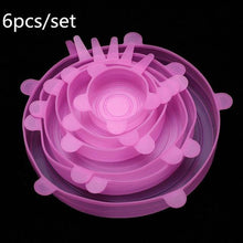 Load image into Gallery viewer, Cute Kitchen Gadgets Reusable Silicon Stretch Lids Food Wrap - GoHappyShopin