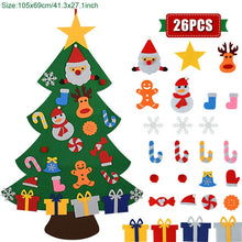 Load image into Gallery viewer, Kids DIY Felt Christmas Tree Christmas Decoration for Home 2021 - GoHappyShopin
