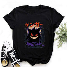 Load image into Gallery viewer, Women Bicycle Vogue Black T Shirt Style Graphic - GoHappyShopin