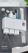Load image into Gallery viewer, Automatic Toothpaste Dispenser With Magnetic Cup - GoHappyShopin
