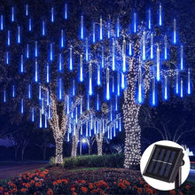 Load image into Gallery viewer, Solar LED Meteor Waterproof Shower Rain Lights Holiday String Lights - GoHappyShopin