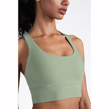 Load image into Gallery viewer, New Fabric Nylon Breathable Women Yoga Tops Bra - GoHappyShopin