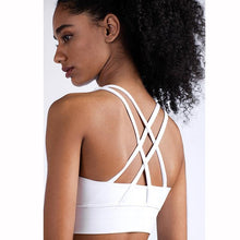 Load image into Gallery viewer, New Fabric Nylon Breathable Women Yoga Tops Bra - GoHappyShopin