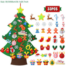 Load image into Gallery viewer, Kids DIY Felt Christmas Tree Christmas Decoration for Home 2021 - GoHappyShopin