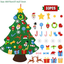 Load image into Gallery viewer, Kids DIY Felt Christmas Tree Christmas Decoration for Home 2021 - GoHappyShopin