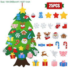 Load image into Gallery viewer, Kids DIY Felt Christmas Tree Christmas Decoration for Home 2021 - GoHappyShopin