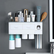 Load image into Gallery viewer, Automatic Toothpaste Dispenser With Magnetic Cup - GoHappyShopin