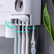 Load image into Gallery viewer, Automatic Toothpaste Dispenser With Magnetic Cup - GoHappyShopin