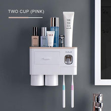 Load image into Gallery viewer, Automatic Toothpaste Dispenser With Magnetic Cup - GoHappyShopin
