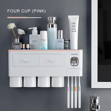 Load image into Gallery viewer, Automatic Toothpaste Dispenser With Magnetic Cup - GoHappyShopin