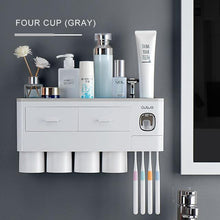 Load image into Gallery viewer, Automatic Toothpaste Dispenser With Magnetic Cup - GoHappyShopin