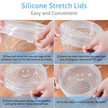 Load image into Gallery viewer, Smart Design Multi Function Bowl Cover 12 PCS - GoHappyShopin