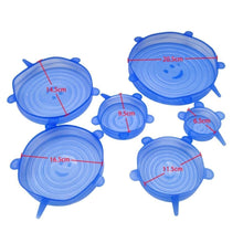 Load image into Gallery viewer, Smart Design Multi Function Bowl Cover 12 PCS - GoHappyShopin