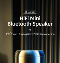 Load image into Gallery viewer, Mini Bluetooth Powerful Bass Smart Speaker Clear Stereo Sound Home theater - GoHappyShopin