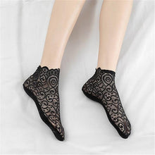 Load image into Gallery viewer, Ladies' Lovely Floral Lace Socks - GoHappyShopin