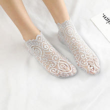 Load image into Gallery viewer, Ladies' Lovely Floral Lace Socks - GoHappyShopin